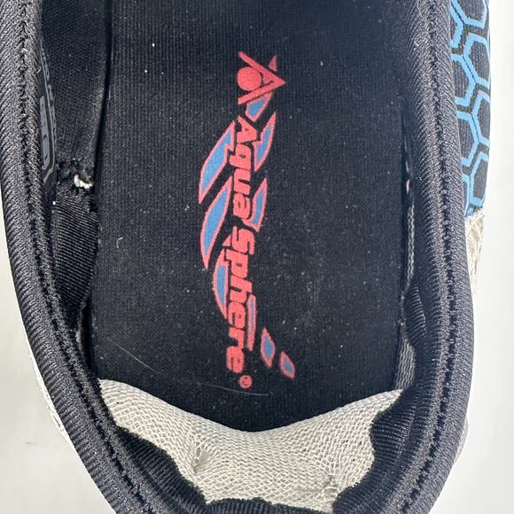 Aqua Sphere Sporter‎ Beachwalker Black Blue Beach Shoes Pool River Size M9 W11 - Picture 6 of 11